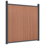 vidaXL Panou pentru gard, maro, 1391x186 cm, WPC vidaXL Panou pentru gard, maro, 1391x186 cm, WPC