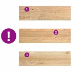 vidaXL Trepte scari 4 buc Stejar masiv netratat 90x25x2 cm
