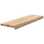 vidaXL Trepte scari 4 buc Stejar masiv netratat 80x30x2 cm vidaXL Trepte scari 4 buc Stejar masiv netratat 80x30x2 cm