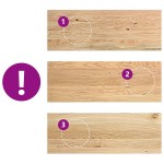 vidaXL Trepte scari 8 buc Stejar masiv netratat 70x25x2 cm