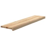 vidaXL Trepte scari 8 buc Stejar masiv netratat 110x25x2 cm vidaXL Trepte scari 8 buc Stejar masiv netratat 110x25x2 cm