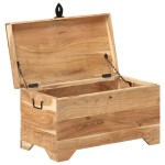 vidaXL Cufăr de depozitare, lemn masiv de acacia vidaXL Cufăr de depozitare, lemn masiv de acacia