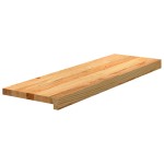 vidaXL Trepte de scară 4 buc maro deschis lemn masiv de stejar vidaXL Trepte de scară 4 buc maro deschis lemn masiv de stejar