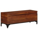 vidaXL Cufăr de depozitare, 110x35x41 cm, lemn masiv de acacia vidaXL Cufăr de depozitare, 110x35x41 cm, lemn masiv de acacia