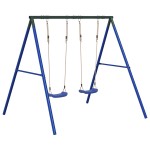 vidaXL Set leagăn de exterior, cu 2 leagăne vidaXL Set leagăn de exterior, cu 2 leagăne