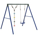 vidaXL Set leagăn de exterior, cu leagăn și leagăn cu disc vidaXL Set leagăn de exterior, cu leagăn și leagăn cu disc