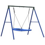 vidaXL Set leagăn de exterior, cu leagăn tip cuib vidaXL Set leagăn de exterior, cu leagăn tip cuib