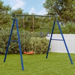 vidaXL Set leagăn de exterior, cu leagăn și trapez vidaXL Set leagăn de exterior, cu leagăn și trapez