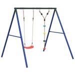 vidaXL Set leagăn de exterior, cu leagăn și leagăn cu disc vidaXL Set leagăn de exterior, cu leagăn și leagăn cu disc