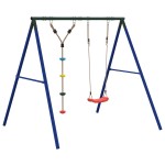 vidaXL Set leagăn de exterior, cu leagăn și leagăn cu disc vidaXL Set leagăn de exterior, cu leagăn și leagăn cu disc