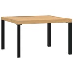 vidaXL Set canapea de grădină, 3 piese, cu perne, negru, aluminiu