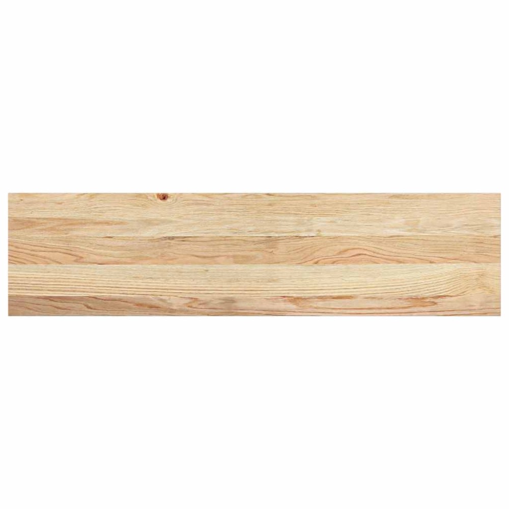 vidaXL Trepte scari 2 buc Stejar masiv netratat 100x25x2 cm