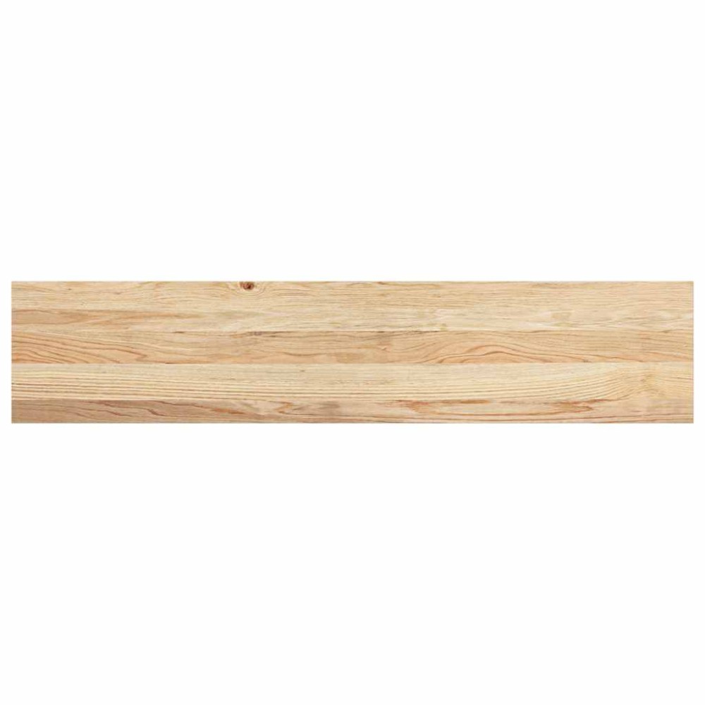 vidaXL Trepte scari 2 buc Stejar masiv netratat 120x25x2 cm