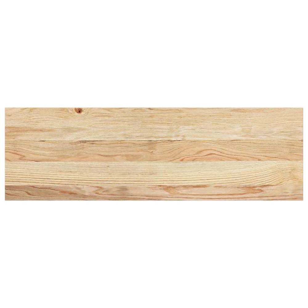 vidaXL Trepte scari 2 buc Stejar masiv netratat 80x30x2 cm