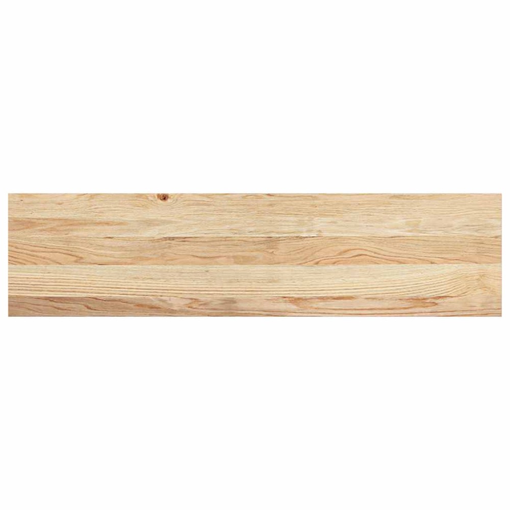 vidaXL Trepte scari 2 buc Stejar masiv netratat 100x30x2 cm