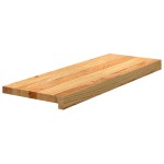 vidaXL Trepte de scară 2 buc maro deschis lemn masiv de stejar