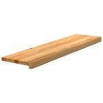 vidaXL Trepte de scară 2 buc maro deschis lemn masiv de stejar vidaXL Trepte de scară 2 buc maro deschis lemn masiv de stejar