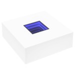 vidaXL Măsuță de cafea cu LED infinity, alb, 100x100x40 cm vidaXL Măsuță de cafea cu LED infinity, alb, 100x100x40 cm