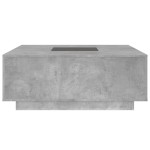 vidaXL Măsuță de cafea cu LED infinity, gri beton, 100x100x40 cm vidaXL Măsuță de cafea cu LED infinity, gri beton, 100x100x40 cm