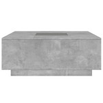 vidaXL Măsuță de cafea cu LED infinity, gri beton, 100x100x40 cm vidaXL Măsuță de cafea cu LED infinity, gri beton, 100x100x40 cm