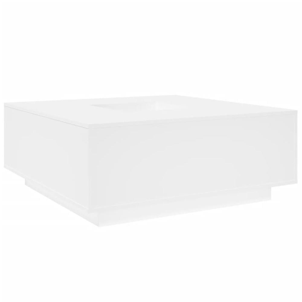 vidaXL Măsuță de cafea alb 100x100x40 cm lemn prelucrat