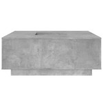 vidaXL Măsuță de cafea gri beton 100x100x40 cm lemn prelucrat