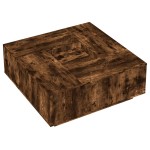 vidaXL Măsuță de cafea stejar fumuriu 100x100x40 cm din lemn prelucrat