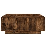 vidaXL Măsuță de cafea stejar fumuriu 100x100x40 cm din lemn prelucrat