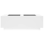 vidaXL Măsuță de cafea cu LED infinity, alb, 116x69x40 cm vidaXL Măsuță de cafea cu LED infinity, alb, 116x69x40 cm