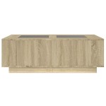 vidaXL Măsuță de cafea cu LED infinity, stejar sonoma, 116x69x40 cm vidaXL Măsuță de cafea cu LED infinity, stejar sonoma, 116x69x40 cm