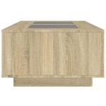 vidaXL Măsuță de cafea cu LED infinity, stejar sonoma, 116x69x40 cm vidaXL Măsuță de cafea cu LED infinity, stejar sonoma, 116x69x40 cm