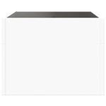 vidaXL Noptieră cu LED infinity, alb, 40x40x30 cm vidaXL Noptieră cu LED infinity, alb, 40x40x30 cm