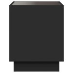 vidaXL Noptieră cu LED infinity, negru, 50x50x50 cm vidaXL Noptieră cu LED infinity, negru, 50x50x50 cm