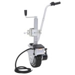 vidaXL Roată de manevră motorizată pentru remorcă, aluminiu 12 V 350 W vidaXL Roată de manevră motorizată pentru remorcă, aluminiu 12 V 350 W