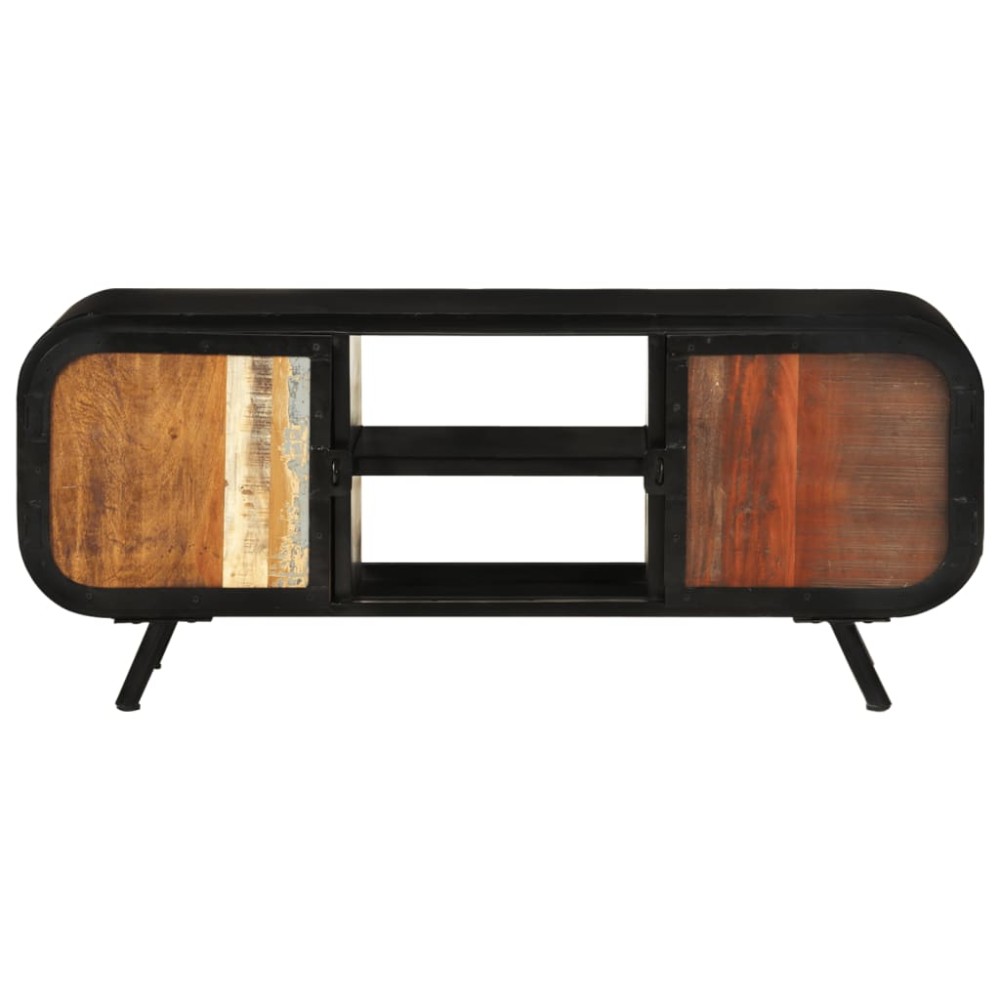 vidaXL Comodă TV, 110x30x45 cm, lemn masiv reciclat