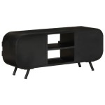 vidaXL Comodă TV, 110x30x45 cm, lemn masiv reciclat