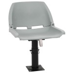 vidaXL Set scaun pliabil, 2 piese, fără pernă, gri, 48x51x41 cm vidaXL Set scaun pliabil, 2 piese, fără pernă, gri, 48x51x41 cm