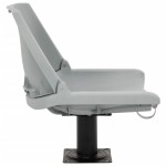 vidaXL Set scaun pliabil, 4 piese, fără pernă, gri, 48x51x41 cm vidaXL Set scaun pliabil, 4 piese, fără pernă, gri, 48x51x41 cm