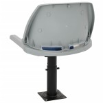 vidaXL Set scaun pliabil pentru barcă, albastru și alb, 48x51x41 cm
