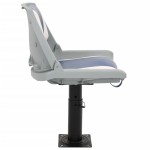 vidaXL Set scaun pliabil pentru barcă, albastru și alb, 48x51x41 cm vidaXL Set scaun pliabil pentru barcă, albastru și alb, 48x51x41 cm