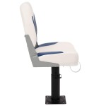 vidaXL Set scaun pliabil pentru barcă, albastru și alb, 41x36x48 cm vidaXL Set scaun pliabil pentru barcă, albastru și alb, 41x36x48 cm