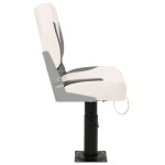vidaXL Set scaun pliabil de barcă, 2 piese, spătar mic/centură fixare vidaXL Set scaun pliabil de barcă, 2 piese, spătar mic/centură fixare