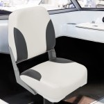 vidaXL Scaune pliabile pentru barcă 2 buc. cu spătar înalt 41x36x48 cm vidaXL Scaune pliabile pentru barcă 2 buc. cu spătar înalt 41x36x48 cm