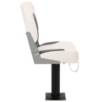 vidaXL Set scaune pliabile pentru barcă, 4 piese, spătar mic vidaXL Set scaune pliabile pentru barcă, 4 piese, spătar mic