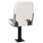 vidaXL Set scaune pliabile pentru barcă, 4 piese, spătar mic vidaXL Set scaune pliabile pentru barcă, 4 piese, spătar mic