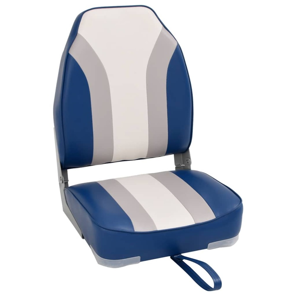 vidaXL Set cu scaun pentru barcă, pliabil, 2 piese, spătar înalt
