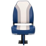 vidaXL Set cu scaun pentru barcă, pliabil, 2 piese, spătar înalt vidaXL Set cu scaun pentru barcă, pliabil, 2 piese, spătar înalt