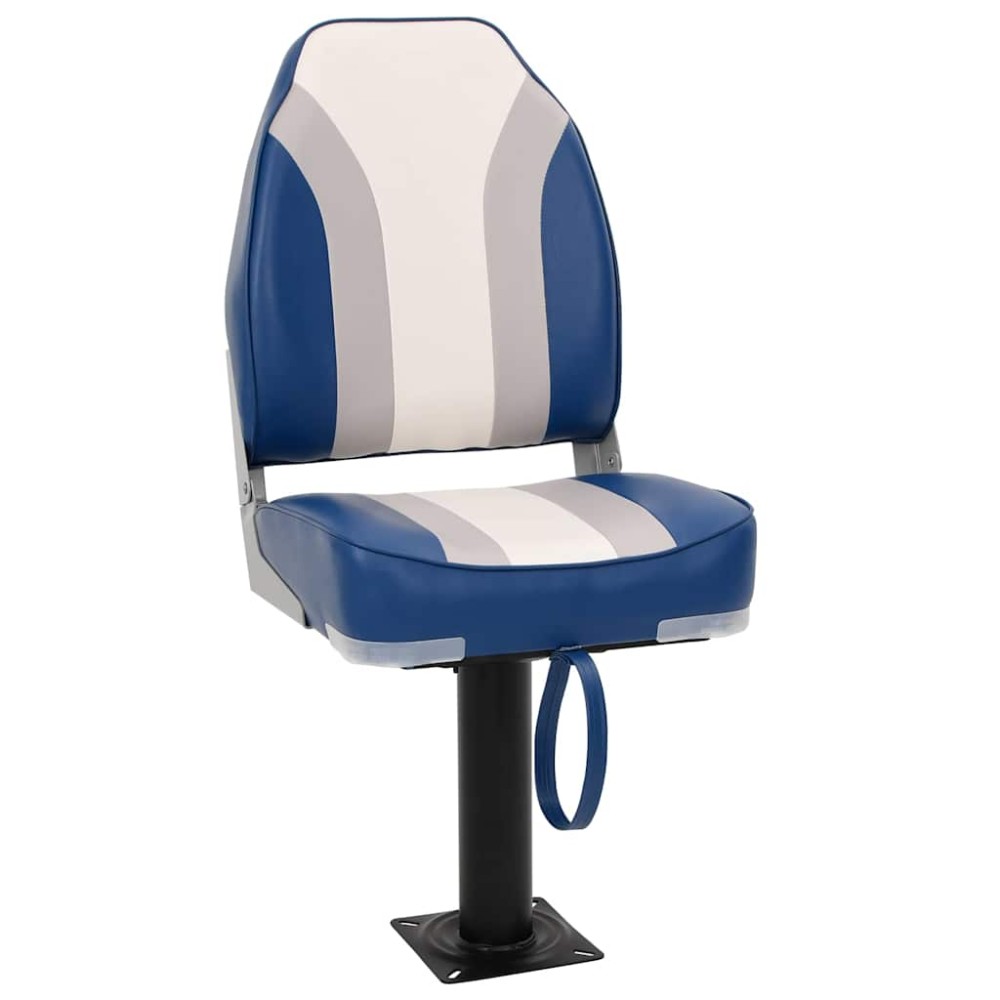 vidaXL Set cu scaun pentru barcă, pliabil, 4 piese, spătar înalt