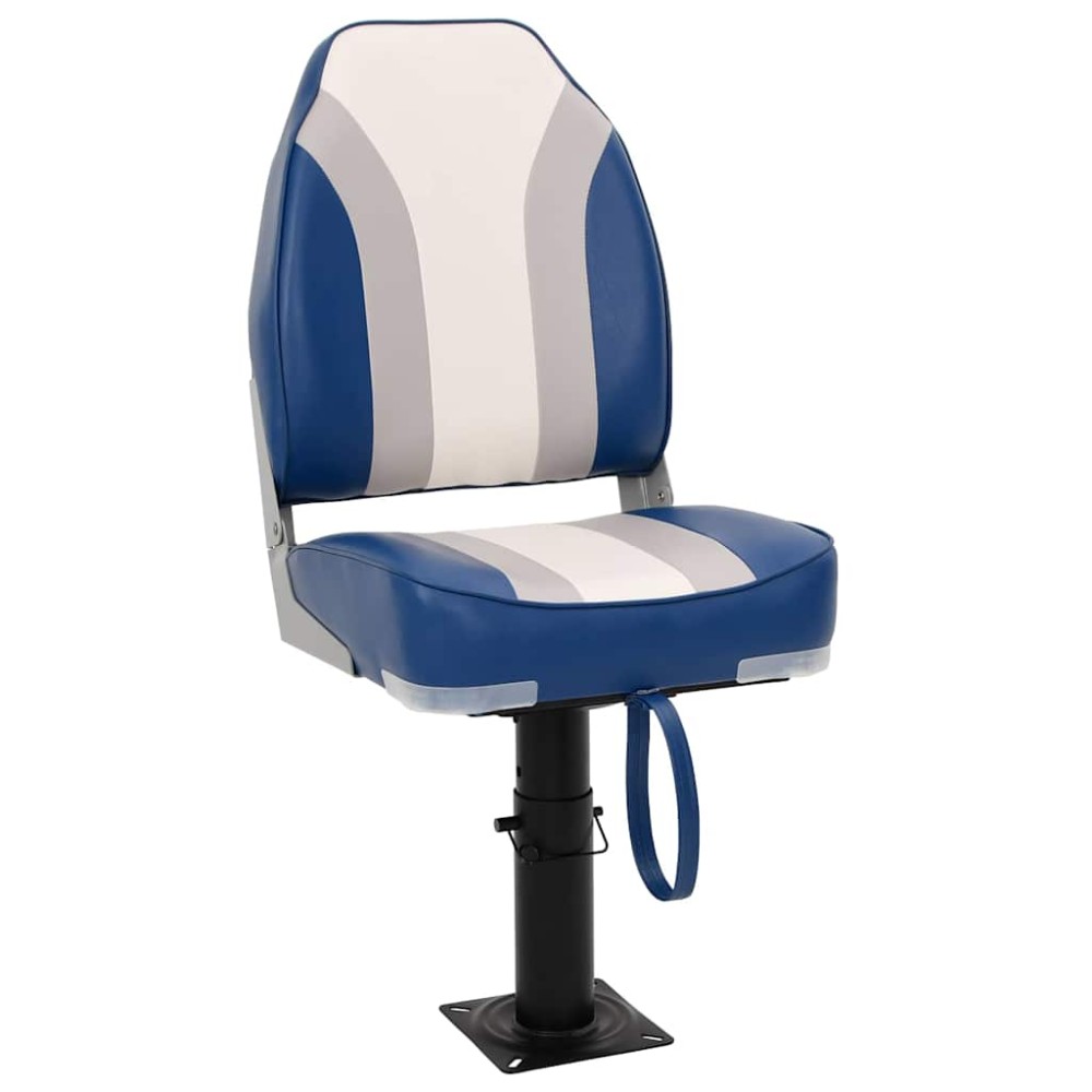 vidaXL Set cu scaun pentru barcă, pliabil, 4 piese, spătar înalt