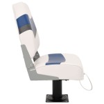 vidaXL Set cu scaun pentru barcă, pliabil, 2 piese, spătar înalt vidaXL Set cu scaun pentru barcă, pliabil, 2 piese, spătar înalt